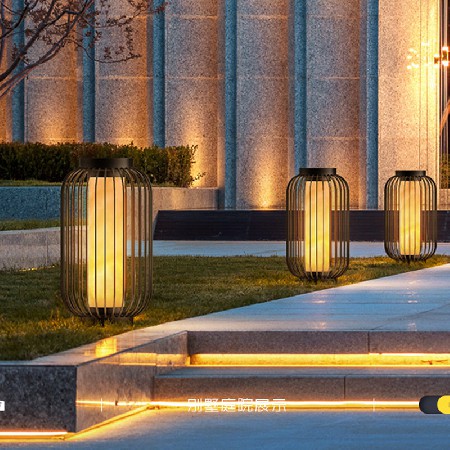 特色鳥籠燈led花園小區(qū)庭院裝飾照明柱頭燈造型景觀燈廠家批發(fā)