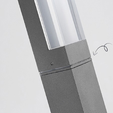 戶外LED太陽(yáng)能草坪燈公園草地照明亮化現(xiàn)代特色小方柱草坪燈批發(fā)