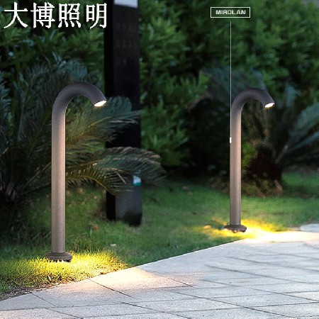 led草坪燈特色豆芽款簡(jiǎn)約現(xiàn)代景觀燈戶(hù)外花園庭院鋁制LED草坪燈