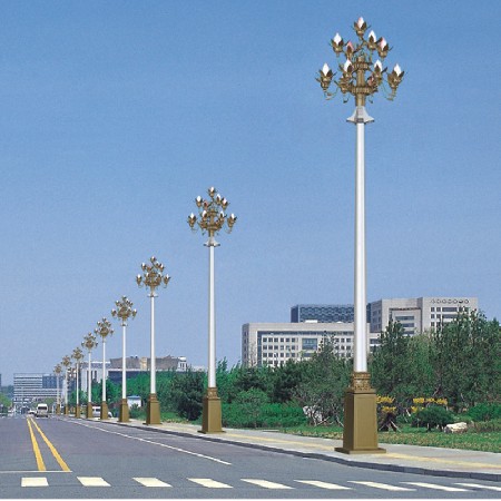 led玉蘭中華燈新中式景觀燈戶外道路照明園林廣場庭院燈廠家批發